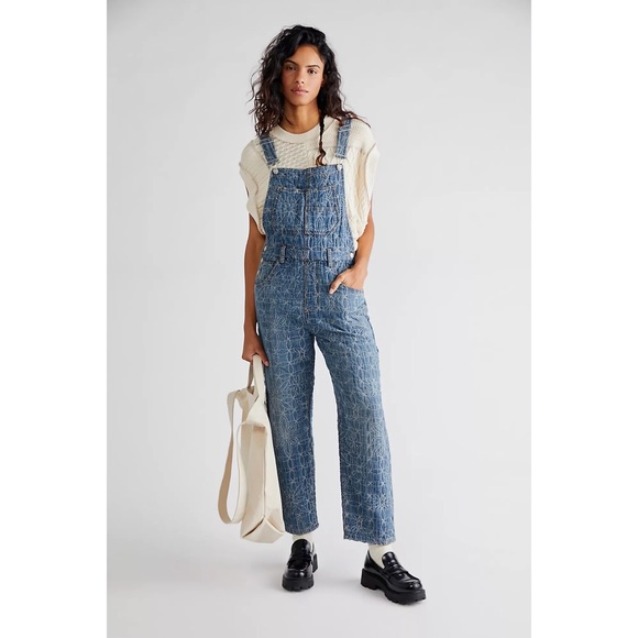 Free People Pants - Free People Ziggy Sacred Geo Overalls